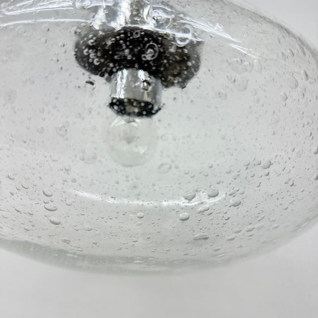 Glass and Chrome Pendant Lamp from Kaiser Leuchten, 1970s For Sale - Image 12 of 18