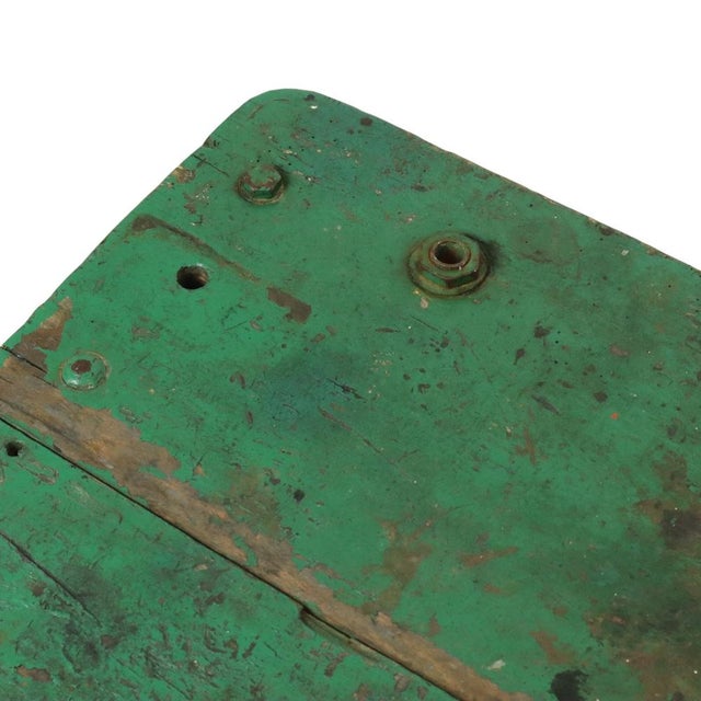 Industrial Green Workbench, 1950s For Sale - Image 13 of 18