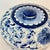Vintage Chinoiserie Hollywood Regency Blue and White Round Lidded Box. For Sale - Image 10 of 12
