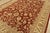 Farmhouse Ziegler Rug 10’1” X 13’5” Red Wool Traditional Hand-Knotted Oriental Carpet For Sale - Image 3 of 15