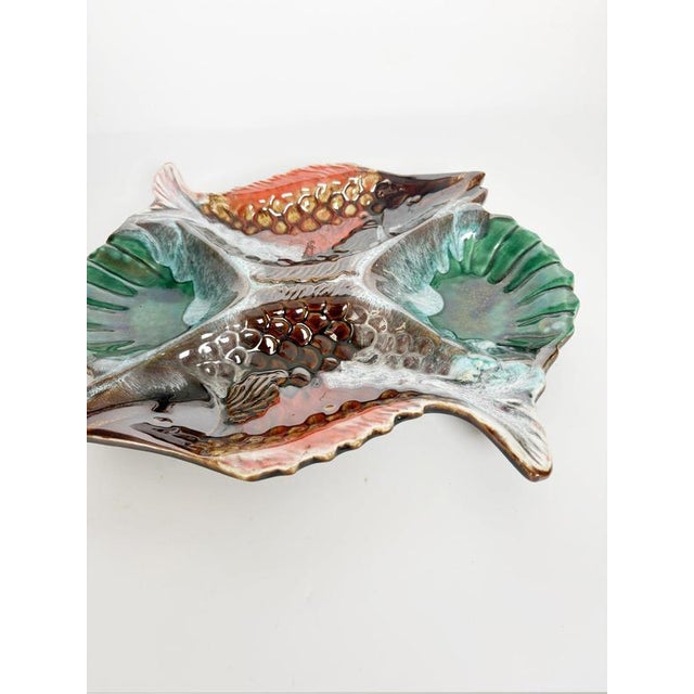 Ceramic Vallauris Ceramic Serving Platter, France, 1960s For Sale - Image 7 of 12