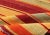Textile Vintage Turkish Kilim Rug in Red, Orange, Gold, and Sage Green Striped Pattern For Sale - Image 7 of 9
