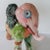 Vintage Italian Majolica Trompe l'Oeil Vegetable Elephant Sculpture For Sale - Image 4 of 10