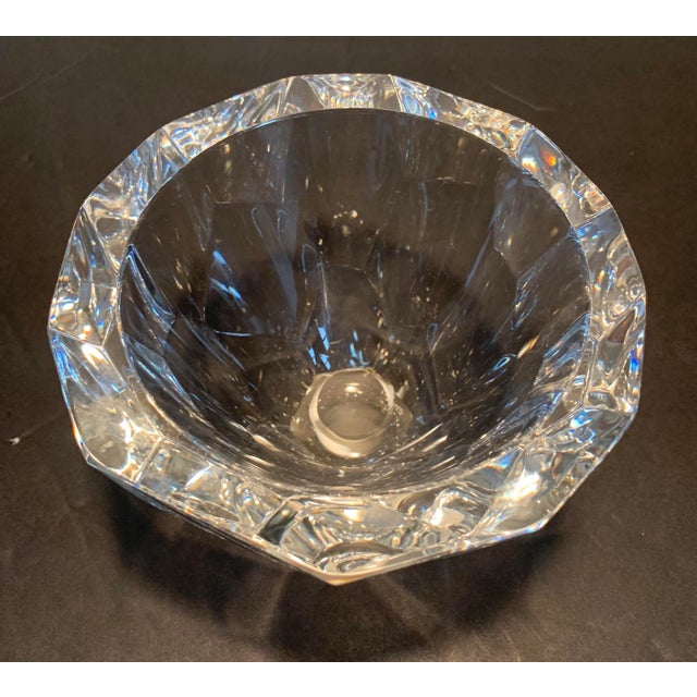 Glass Vintage Orrefors Crystal Candy Dish For Sale - Image 7 of 7