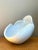 Mid-Century Modern Vintage White Ceramic Sculptural Bowl For Sale - Image 3 of 12