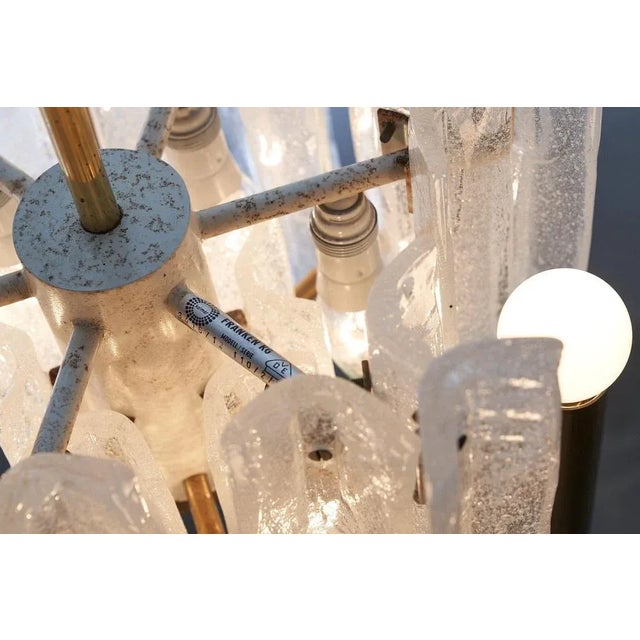 Metal Lipizza Hangin Light attributed to j.t. Kalmar Austria, 1960s For Sale - Image 7 of 13