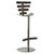 Silver Vertebrae High Bar Stool in Mild Steel by Metalmorphosis Studio For Sale - Image 8 of 8