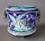 French French Majolica Barbotine Cache Pot With Horse Head Handles For Sale - Image 3 of 6