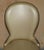 English Elm Hall Chairs with Damask Upholstery, Set of 2 For Sale - Image 13 of 18