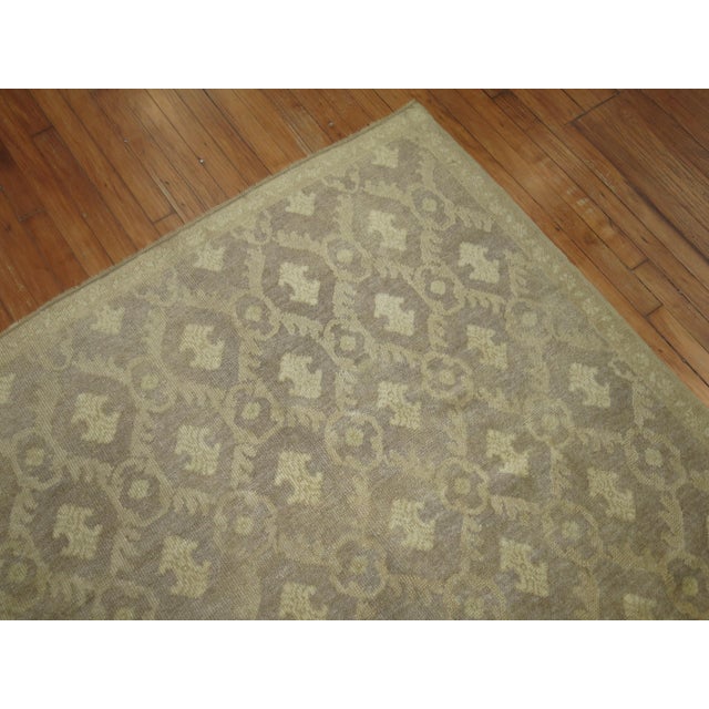 Vintage Zabihi Collection Turkish Konya Decorative Rug For Sale - Image 4 of 5
