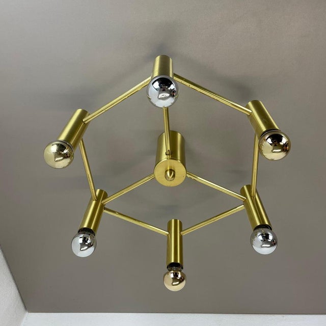 Article: ceiling light Producer: Origin Italy in the manner of Stilnovo, Gio Ponti Age: 1970s This modernist light was...