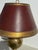 Metal Mid 20th Century Large Gold Neoclassical Hollywood Regency Lamp With Custom Shade For Sale - Image 7 of 18