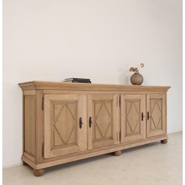 Vintage Oak Sideboard, 1930s For Sale - Image 4 of 18
