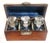 Antique English Mahogany 3 Bottle Box Gentleman's Spirit Decanter Caddy For Sale - Image 4 of 15