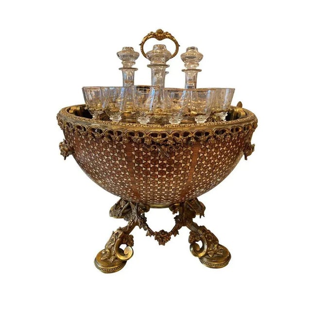 Antique French Liquor Caddie, 19th-Century For Sale - Image 10 of 16