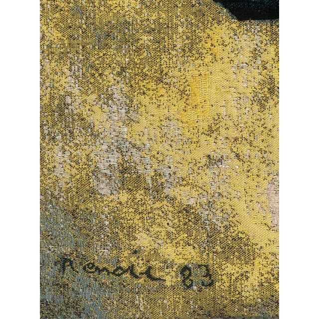 French Jacquard Tapestry with Dance in the Country Motif by A. Renoir, 2000s For Sale - Image 4 of 18