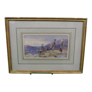 Mid 20th Century The Scottish Journey Watercolour For Sale