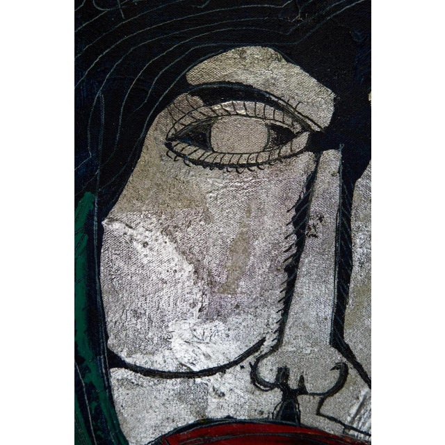 Cate Blanchett Goodwill Ambassador for Unhcr Addressing European Parliament, Contemporary Painting by Sax Berlin For Sale - Image 4 of 6