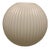 1960s Large Mid-Century Modern Ribbed Opal Glass Ceiling Globe For Sale