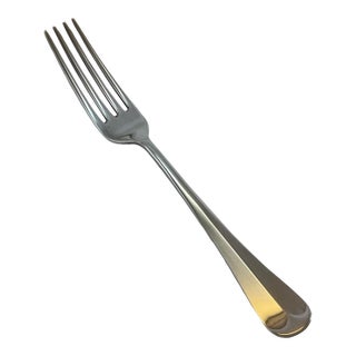1970s Silver Plated Dinner Fork, Rattail For Sale