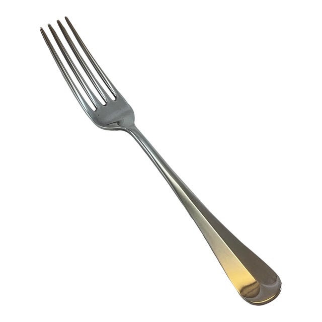 1970s Silver Plated Dinner Fork, Rattail For Sale