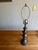 Hollywood Regency 1960s Hollywood Regency Tall Enameled Brass Table Lamp For Sale - Image 3 of 6