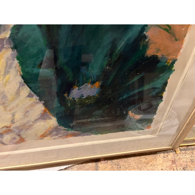1960s Aldo Luogo Limited Edition Lithograph "Brew at Gardens" For Sale - Image 12 of 16
