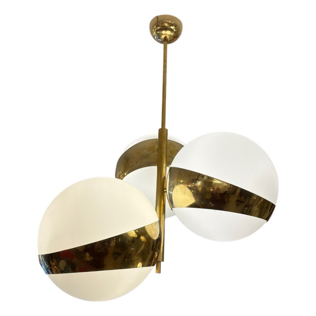 Vintage Nest Lamp with Globes from Stilnovo, 1970s For Sale