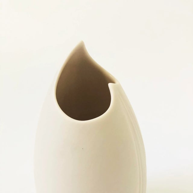 Lenox Illusions Bisque Embossed Vase For Sale In San Francisco - Image 6 of 9