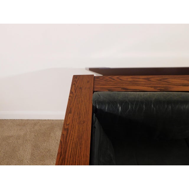 Vintage Kimball Furniture Antique Style Mission Prairie Arts & Crafts Oak Sofa For Sale - Image 10 of 18
