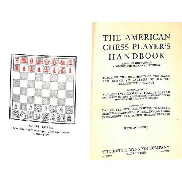 Traditional "The American Chess Player's Handbook" 1934 Staunton, Howard (1810-1874) For Sale - Image 3 of 8
