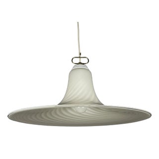 Swirl Murano Glass Pendant Lamp from Vetri Murano, Italy, 1970s For Sale