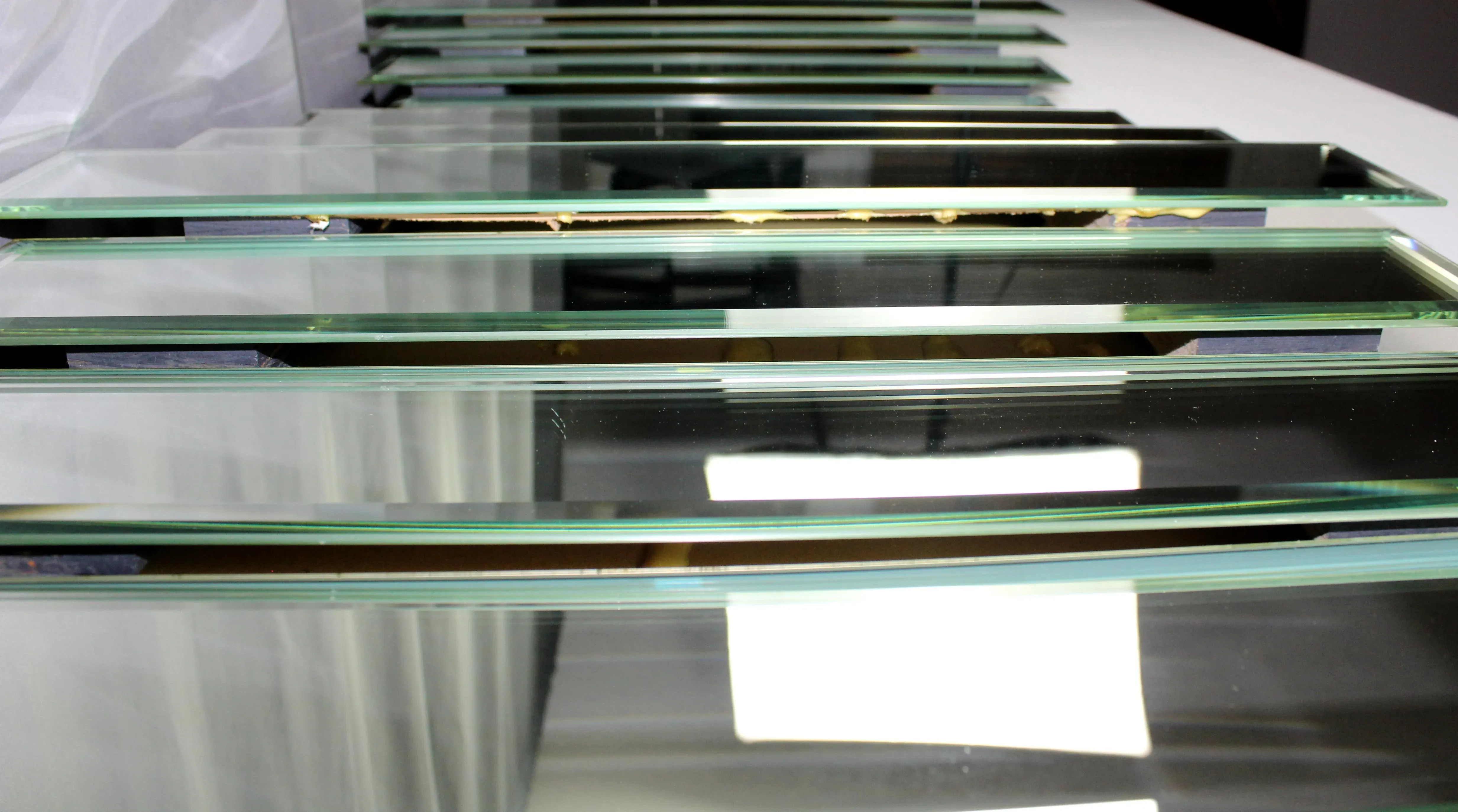 『WINDSOR ART』ウィンザーアート ウォールミラー 鏡 RWmis64 Late 20th Century Windsor Art Frameless Cascade Deco Style Wall
