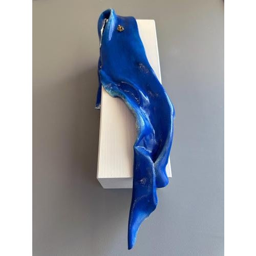 Foam Clay Draped Relief Sculpture on Fir Wood, 2024 For Sale - Image 6 of 10