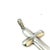 Traditional 1990s David Yurman Black Diamond Cross Pendant Sterling Silver Estate For Sale - Image 3 of 6