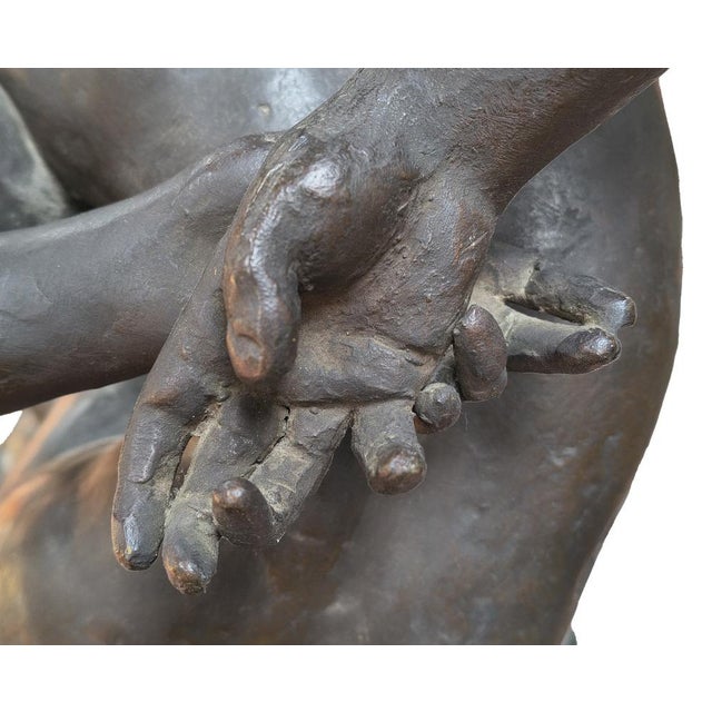 1920s Saverio Gatto, Female Nude, 1927, Bronze For Sale - Image 5 of 8