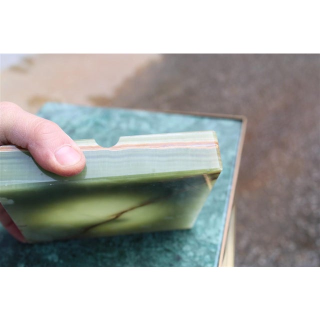 Green Onyx and Marble Ashtray, 1950s For Sale - Image 6 of 10