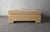 Karl Springer 1980s Coastal Modern Rattan Wrapped Square Coffee Table For Sale - Image 4 of 11