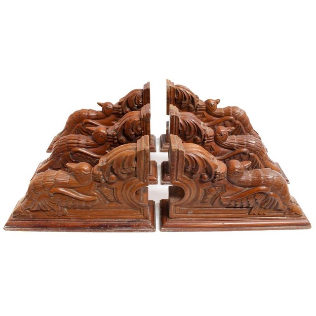 Hand Carved Bird Bracket Corbel For Sale - Image 11 of 12