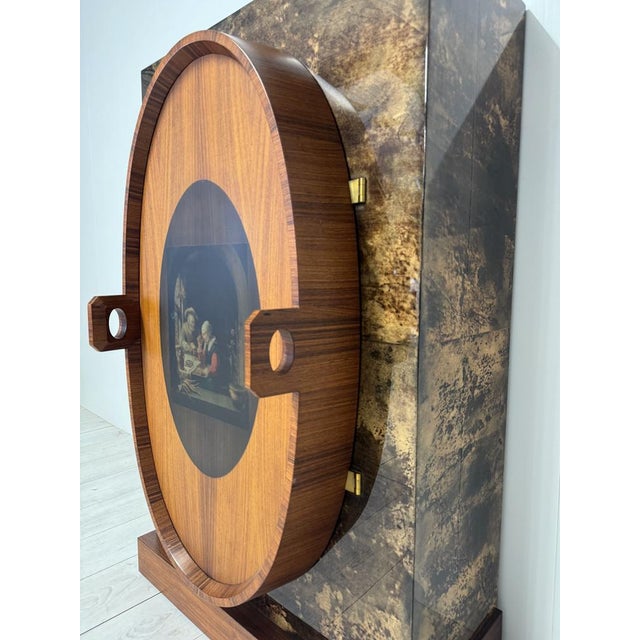 Detail of Bar Cabinet by Aldo Tura, 1950s For Sale - Image 13 of 16