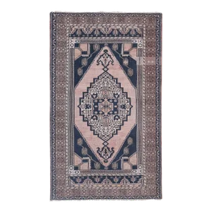 1960s Vintage Turkish Konya Taspinar Rug With Venetian Renaissance Style 4' X 6'9''