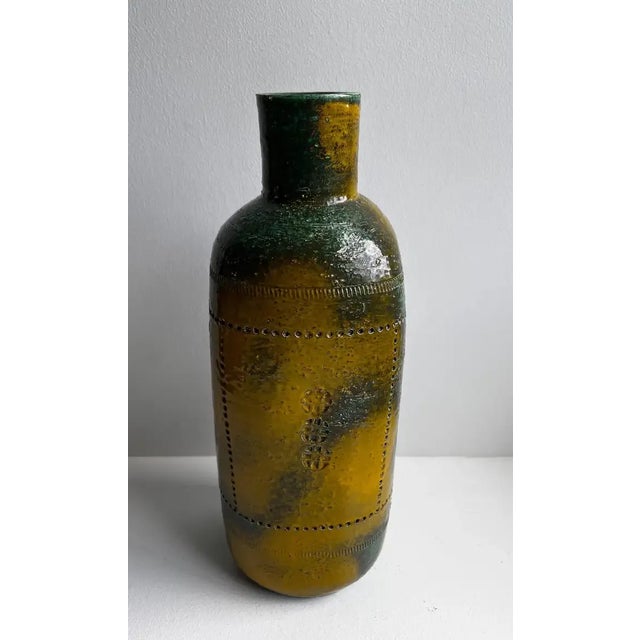 Mid 20th Century Large Italian Raymor Bitossi Ceramic Vase For Sale - Image 10 of 13