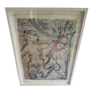 Karen Finley “Don’t Blame Eve” Signed Lithograph For Sale