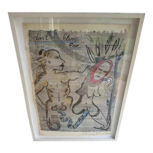 Karen Finley “Don’t Blame Eve” Signed Lithograph For Sale