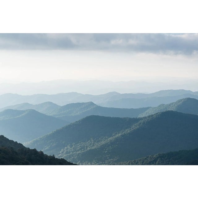 'Blue Ridge Mountains' Contemporary Asheville North Carolina Landscape Photography Print, Large 45 X 30" Fine Art Print For Sale