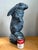 Gray Vintage Cast Ecoplaster Rabbit Sculpture For Sale - Image 8 of 15