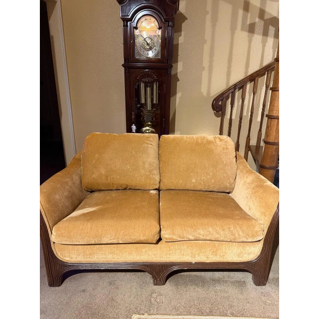 1980s 2 Seater Designer Rattan Sofa by Lacor For Sale - Image 4 of 6