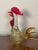 1960s Italian Blown Glass Rooster Figurine W Gold Specks For Sale In Miami - Image 6 of 7
