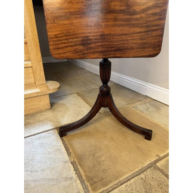 Antique Regency Mahogany Lamp Table, 1830s For Sale - Image 6 of 8