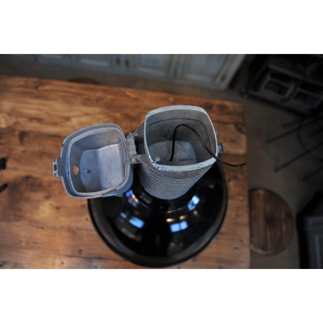 Metal Large Industrial Pendant Light from Philips, 1950s For Sale - Image 7 of 9